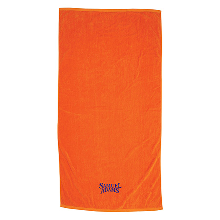 Orange Beach Towel