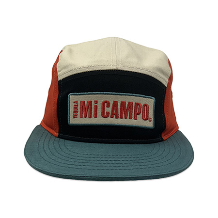 5 Panel Hat with Embroidered Patch