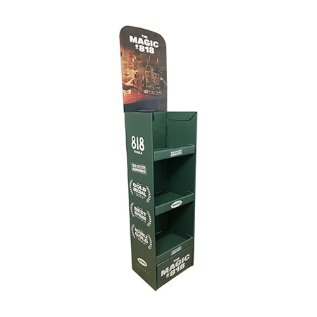 818 Corrugated Floor Display