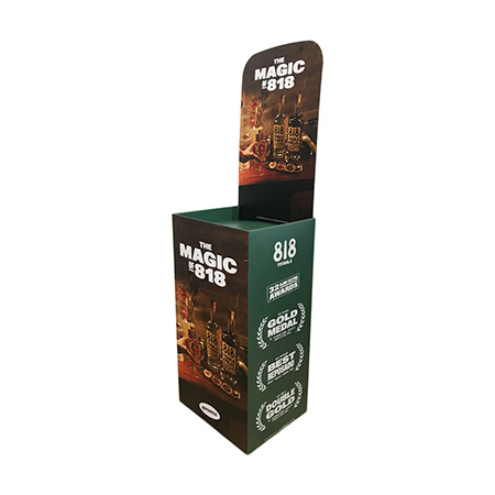 818 Tequila Corrugated Case Bin