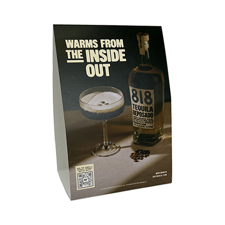 818 Tequila Table Tent