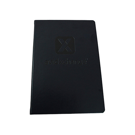 Avid Exchange Debossed Leather Journal