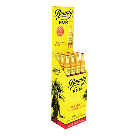 Bounty Rum Case Bin Display