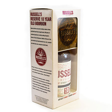 Bourbon Whiskey Value Added Packaging with Wood Coasters