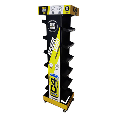 C4 Rolling Metal Display