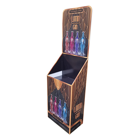 Latin Gin Case Bin Display