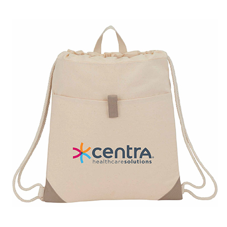 Recycled Cotton Drawstring Bag