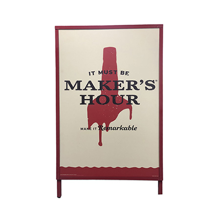 Custom A-frame Sidewalk Display