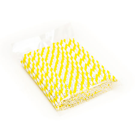 Stripped Paper Straws