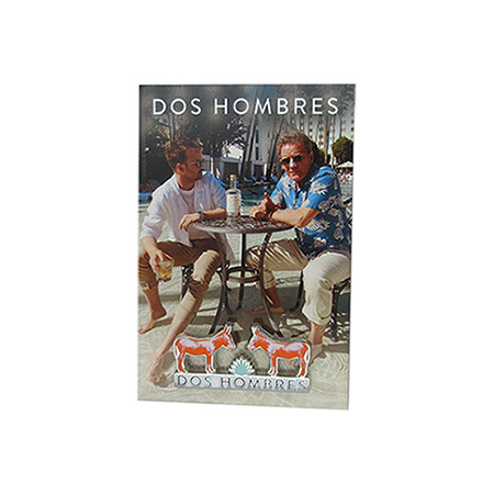 Dos Hombres Metal Lapel Pin