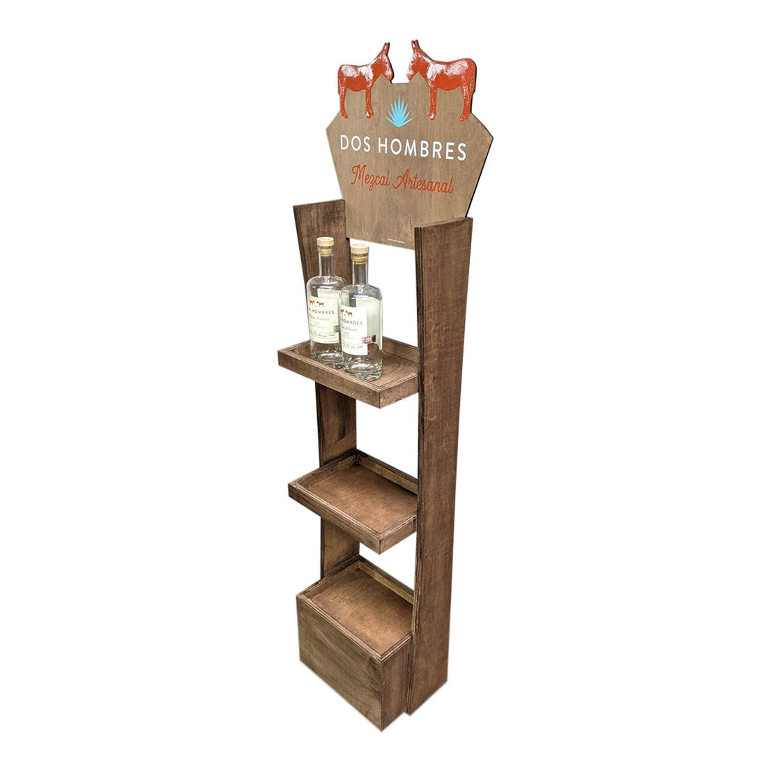 Dos Hombres Wood Display