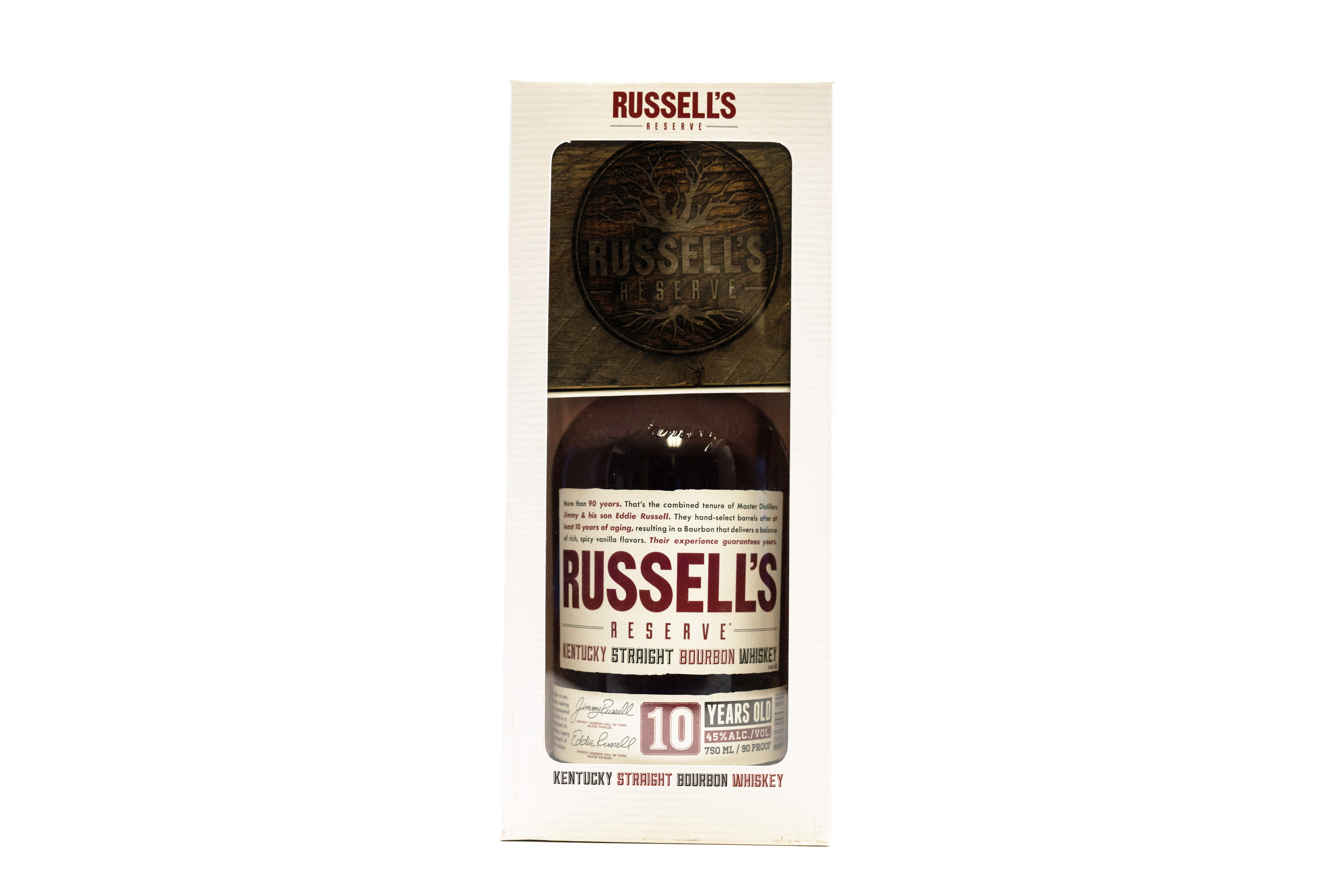 bourbon gift with purchase packaging with coaster