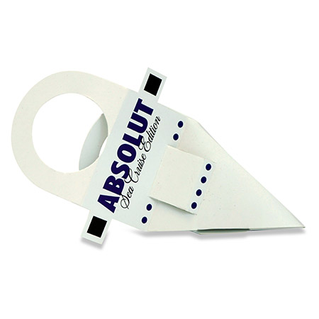 Folded Boat Shaped Bottle Hanger