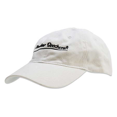 Embroidered White Hat