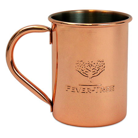 Embossed Copper Mug