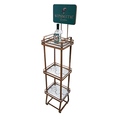 Custom Metal Floor Display