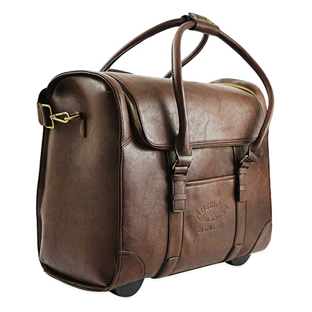 Leather Rolling Bottle Bag