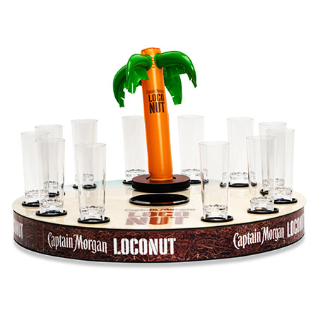 Custom Round Shot Trays