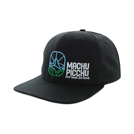 Embroidered Flat Bill Hat