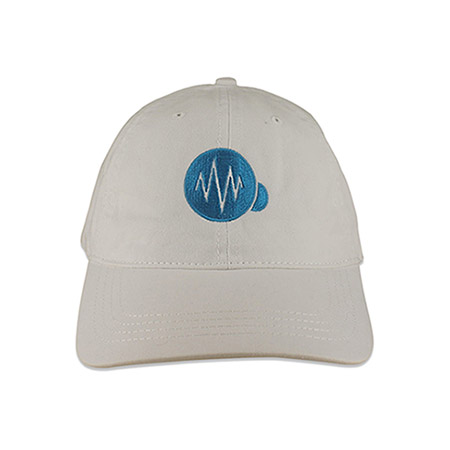 Embroidered White Dad Hat