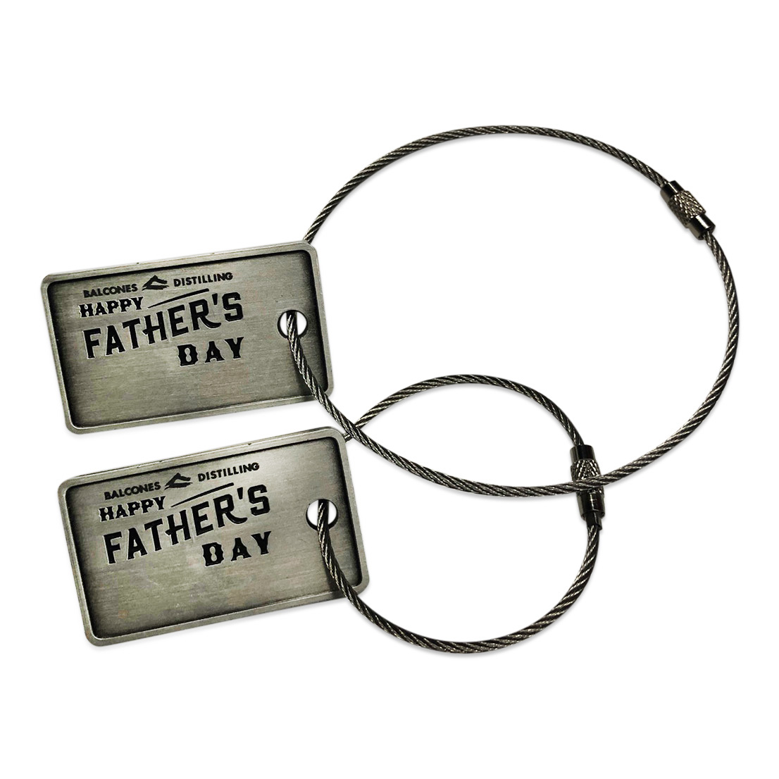 Father's Day Dog Tags Bottle Necker