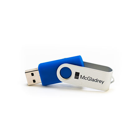 Metal Swivel USB