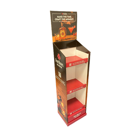 Four Roses Corrugated Floor Display
