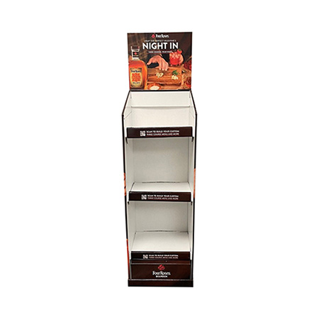 Four Roses Full Color Corrugated Floor Display