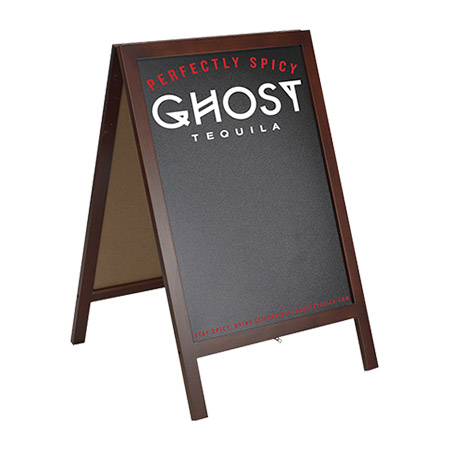 Ghost Tequila A-Frame sidewalk Sign