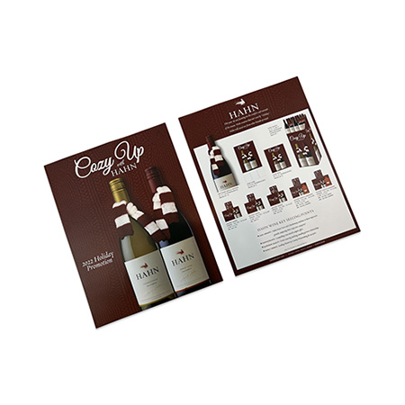 Hahn Holiday Promotion Info Card