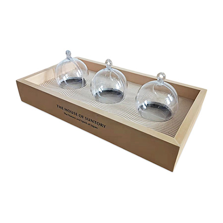 Engraved Wood Tasting Flight Tray