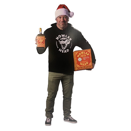 Howler Head Corrugated Holiday Standee