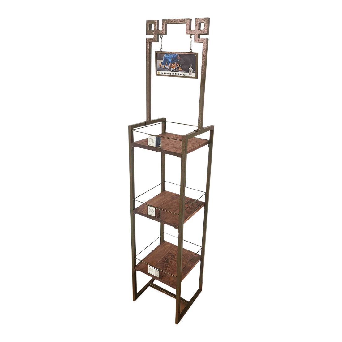 Metallic Beverage Rack