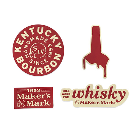 Maker's Mark Custom Die Cut Stickers