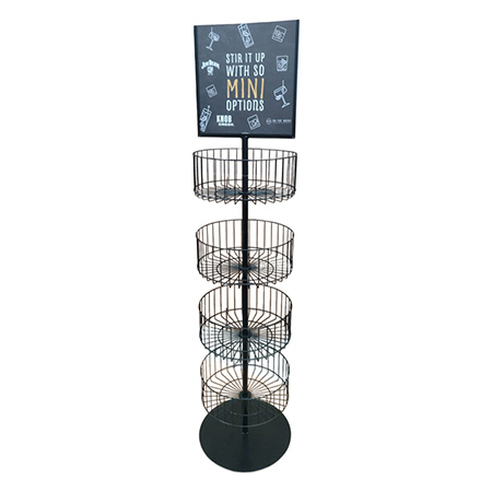 Custom Round Metal Rack Display