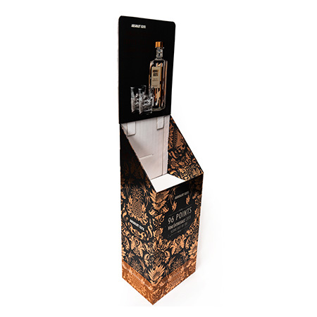 Metallic Case Bin Display