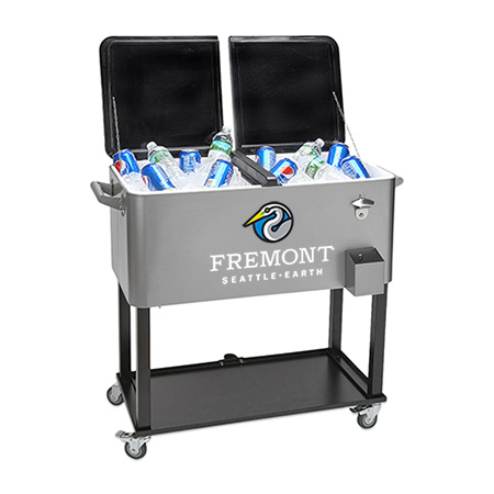 Rolling Cooler Cart Dealer Loader