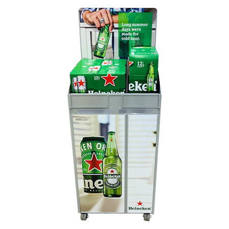 Rolling Metal Pop-Up Display