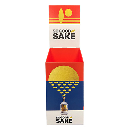SoGood Sake Case Bin Display
