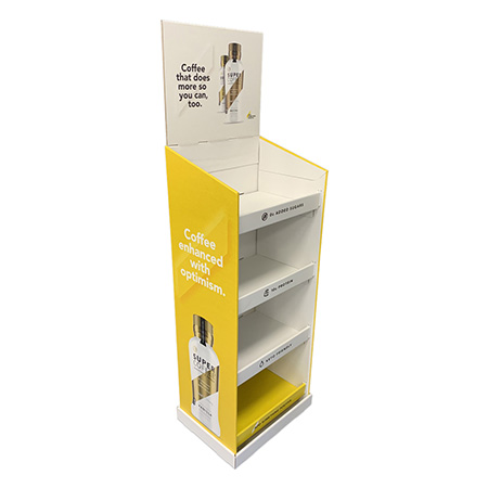 Super Coffee Corrugated Display