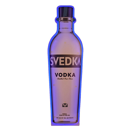 Illuminated Bottle Standee