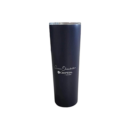 Tall Navy Blue Tumbler