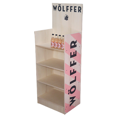 Custom Wood Display Racks