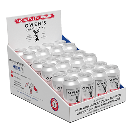 Owen's Mixers Counter Display