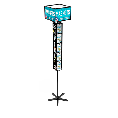 Metal Pole Floor Display