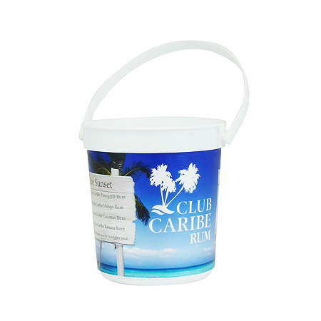 Full Color Print Rum Bucket