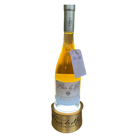 Fleur de Mer Round Metal Bottle Glorifier