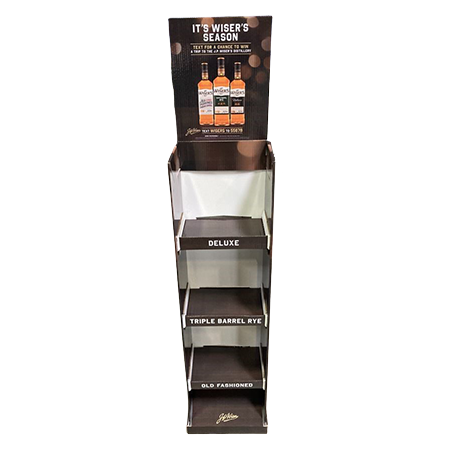 JP Wiser's Corrugated Display