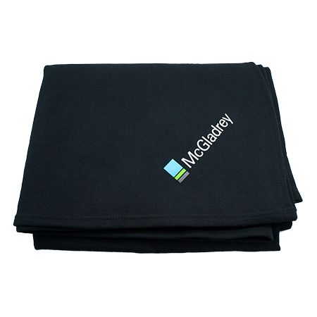 Embroidered Fleece Blanket