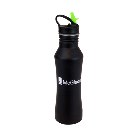 Straw Cap Water Bottle
